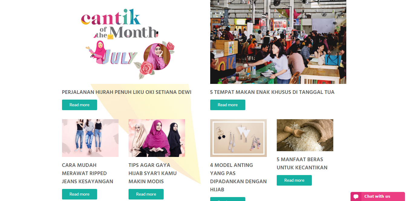 Cantik of the month