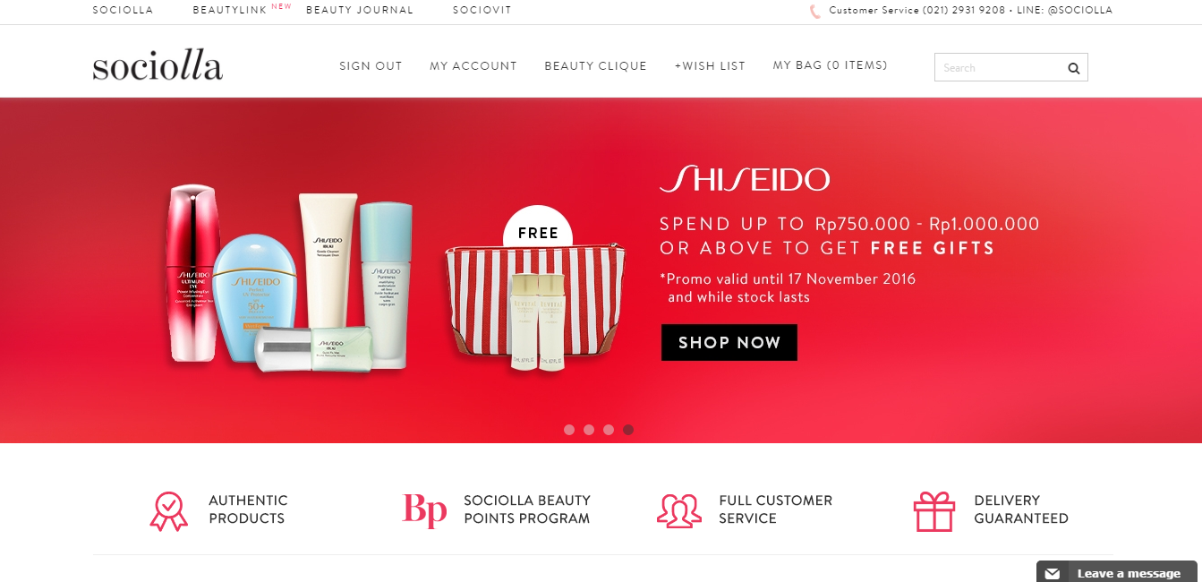 Sociolla free gift