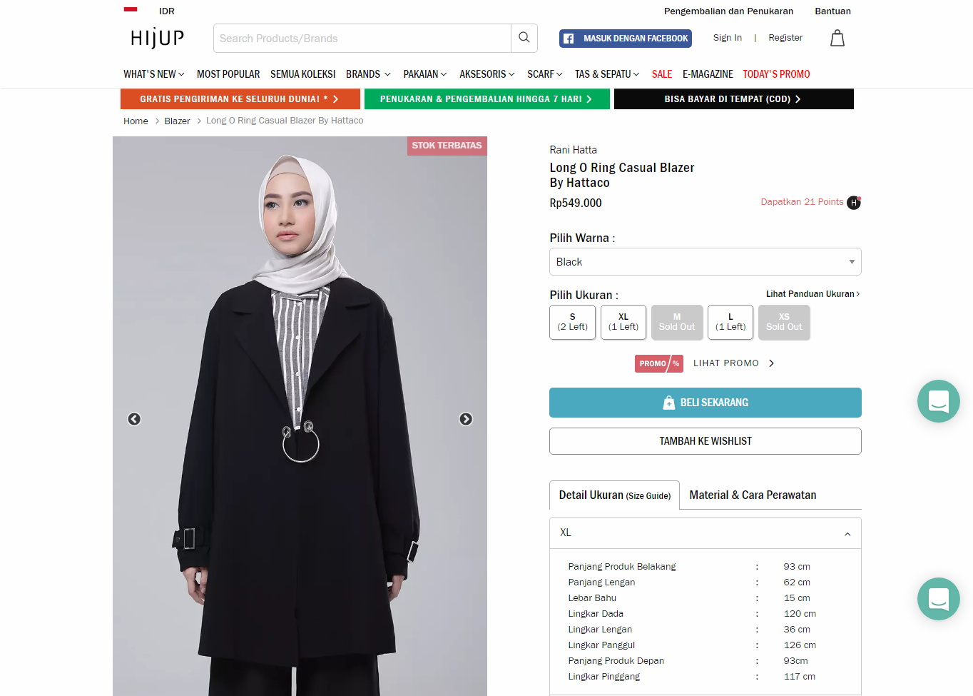 blazer HIJUP
