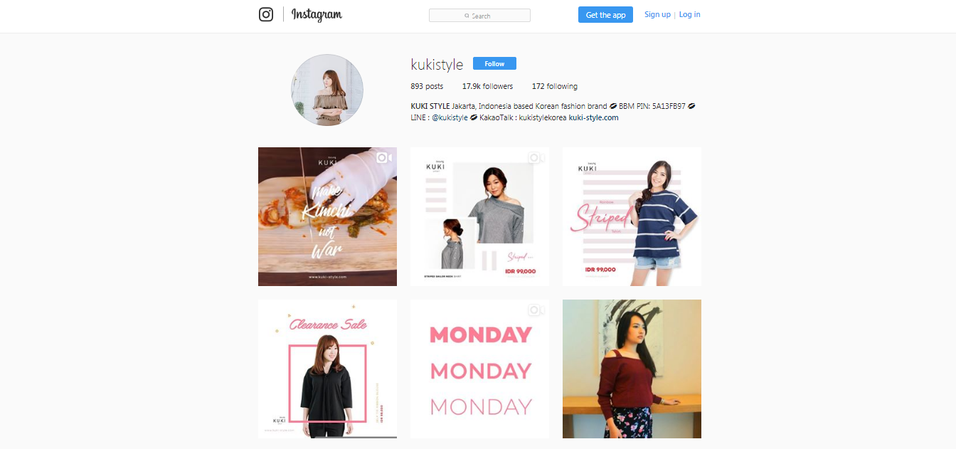 instagram kuki style