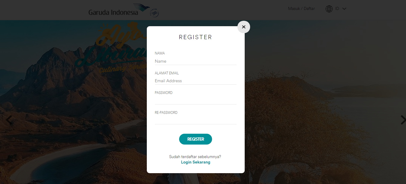 login Ayo Liburan