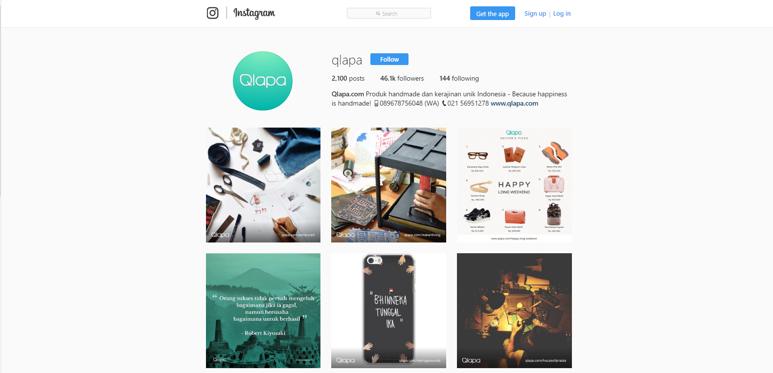 instagram qlapa