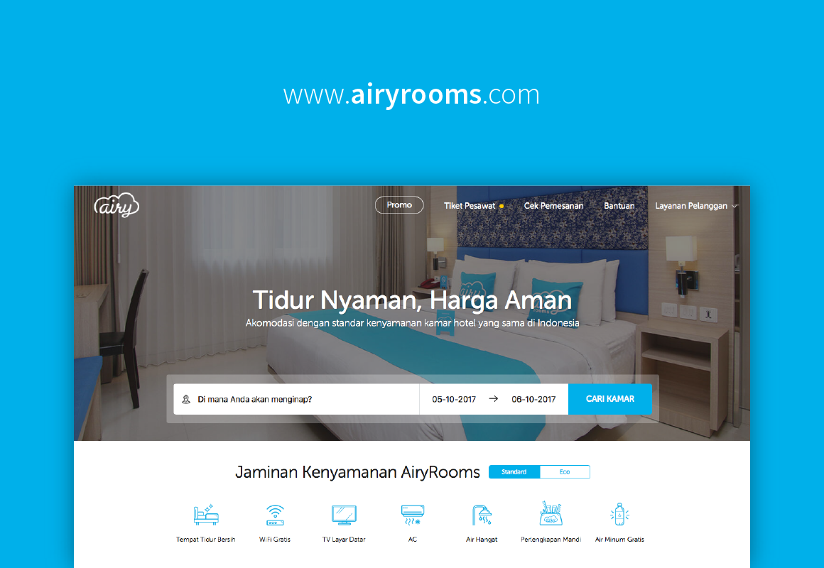 Temukan Kamar Budget Berstandar Hotel Hanya di Airy Rooms!