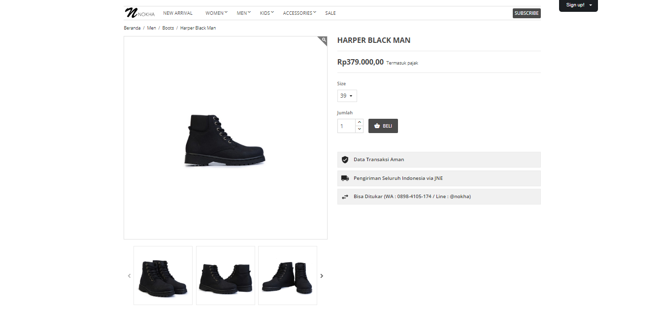 beli boot jakarta