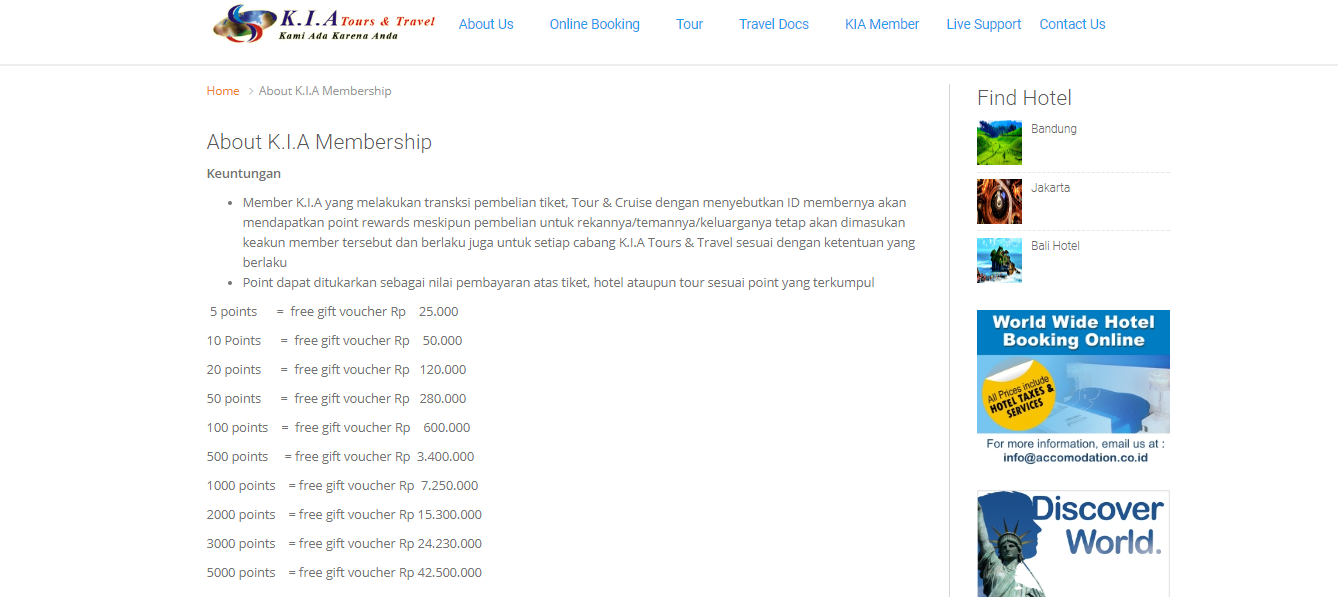 K.I.A membership