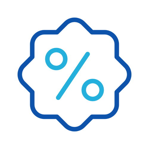 Percentage-based discount